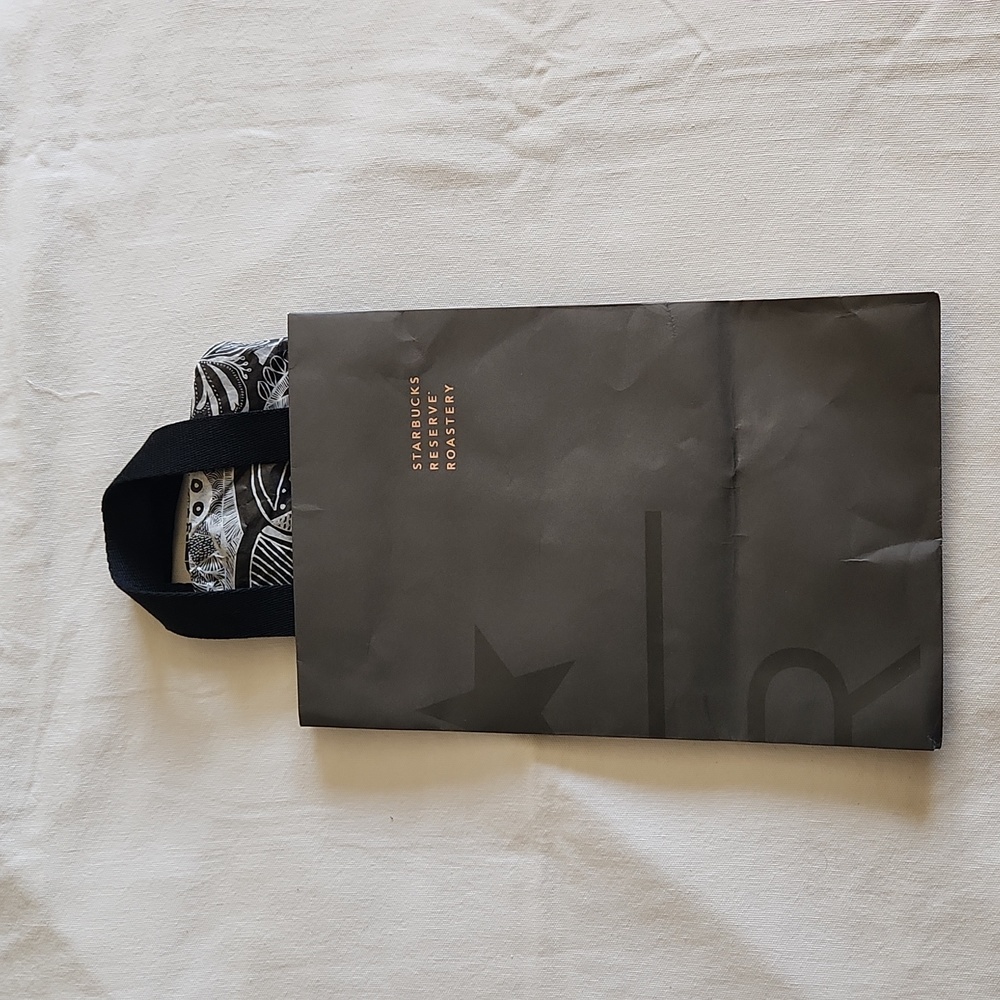 Starbucks reserve gift bag